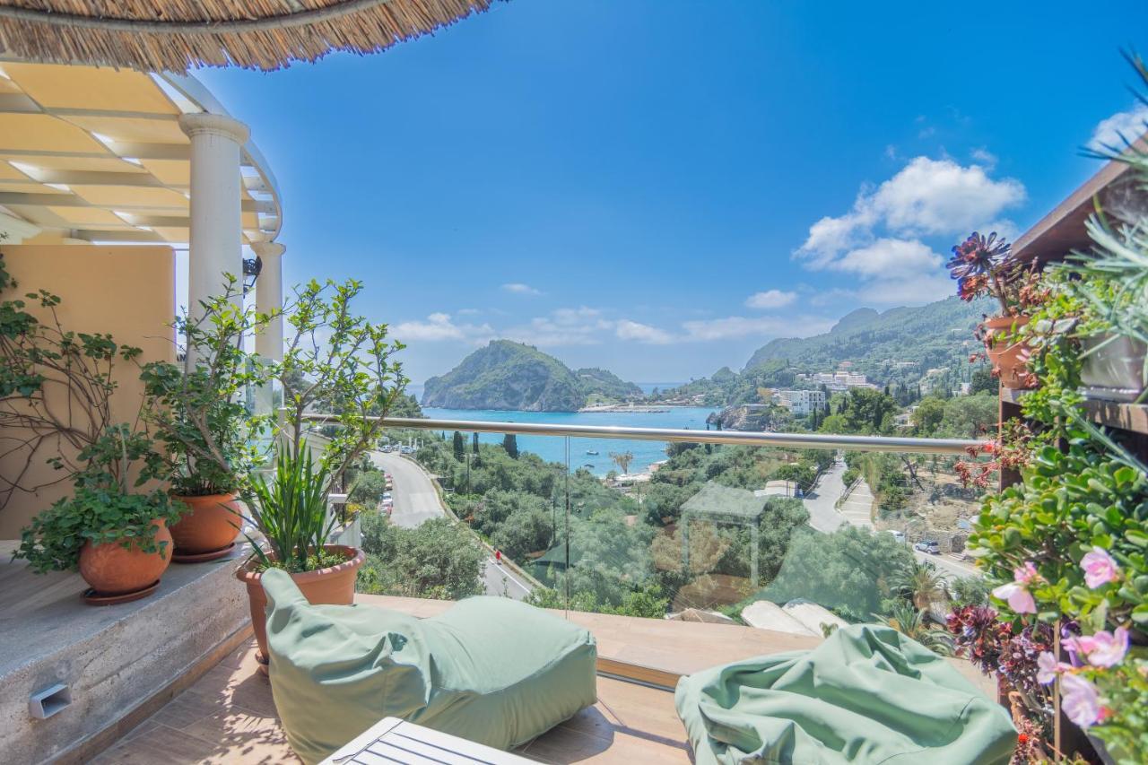 Aris Apartments Paleokastritsa Bagian luar foto
