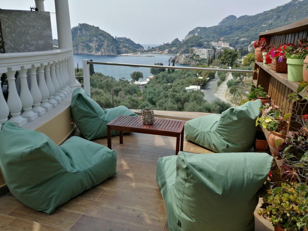 Aris Apartments Paleokastritsa Bagian luar foto